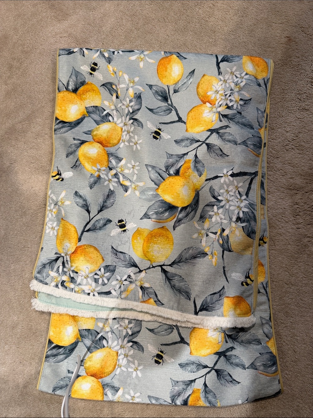 Lemon Blossom Decorative table runner